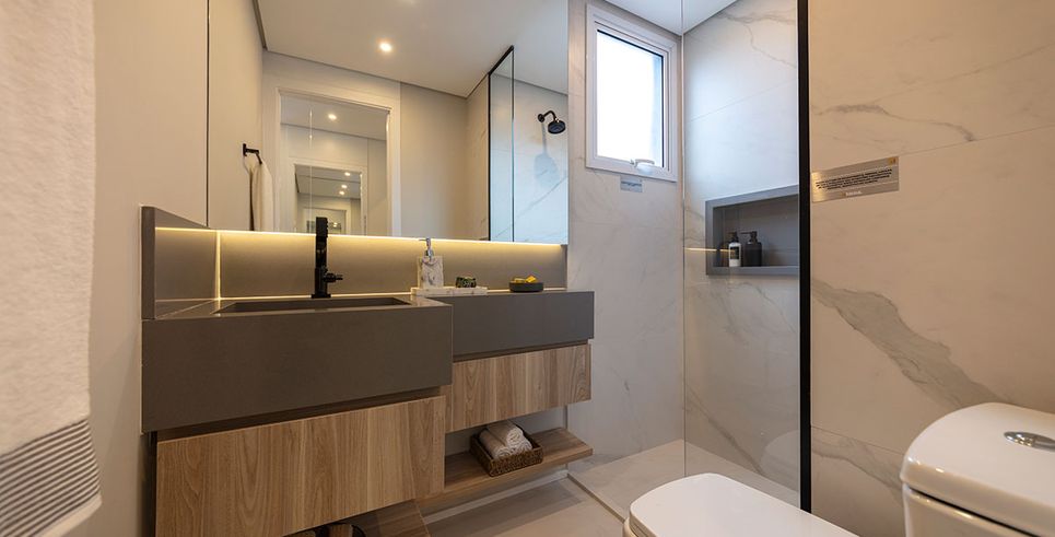 Decorado 53m² - Banheiro