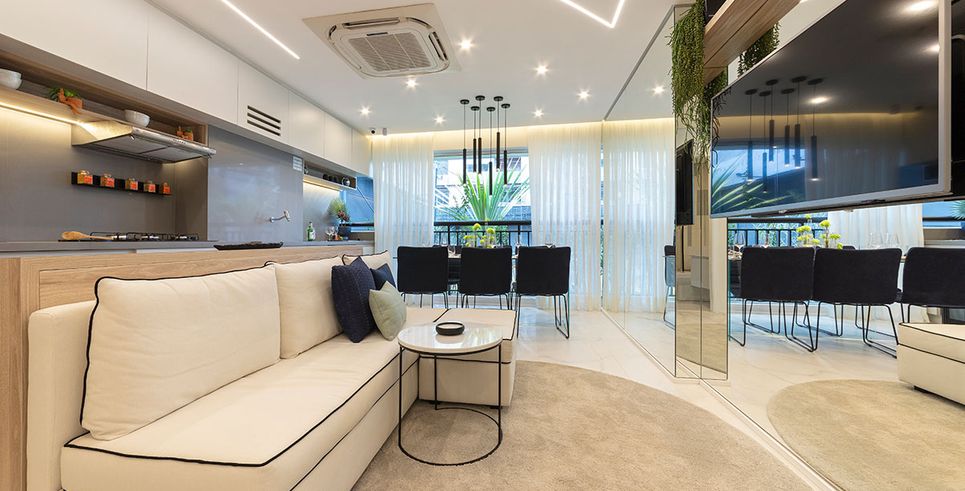 Decorado 53m² - Living