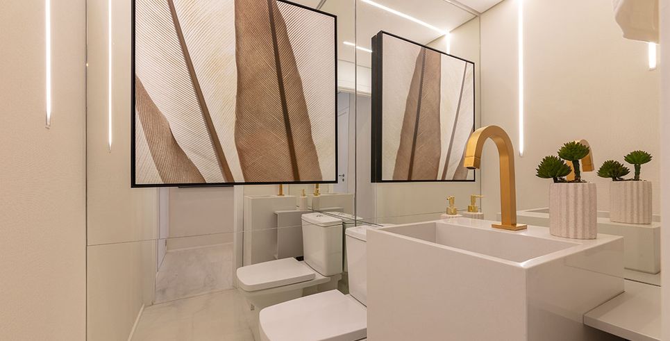 Decorado 74m² - Banheiro