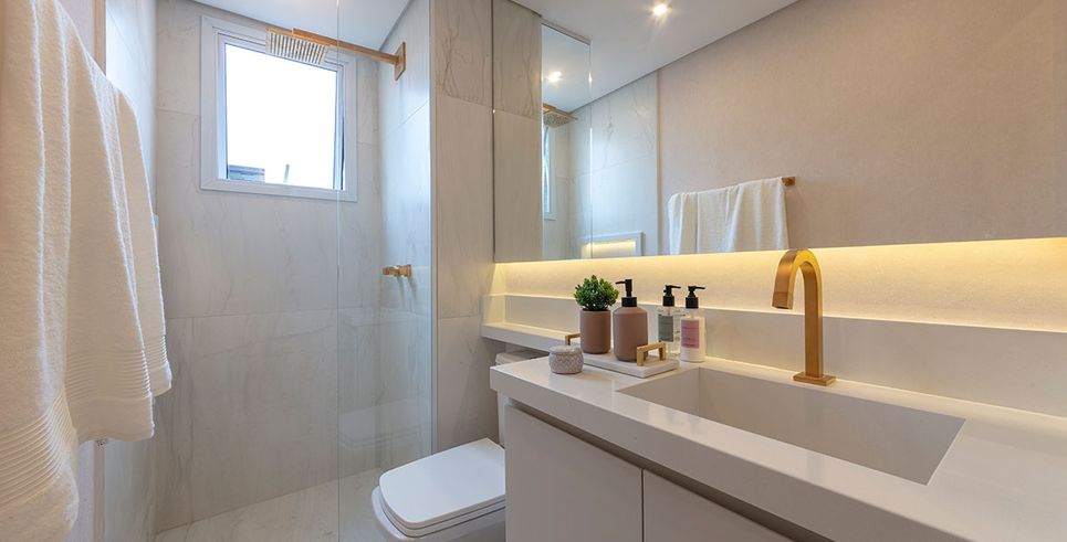 Decorado 74m² - Banheiro